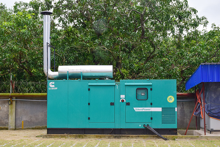 A teal power generation inside of a worksite